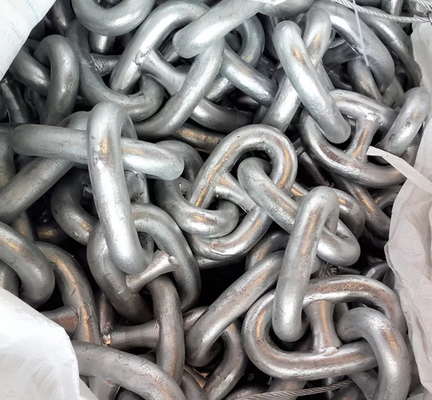 Μεγάλη αλυσίδα αγκύρων ΒΑΘΜΟΎ αγκύρων ChainU2 συνδέσεων στηριγμάτων χάλυβα θαλάσσια που χρησιμοποιείται για το σκάφος σκαφών
