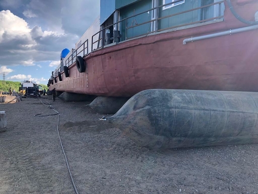 Σκαφών τσάντες 1.5m*15m κυλίνδρων φυσικού λάστιχου αερόσακων προώθησης επιπλέουσες θαλάσσιες