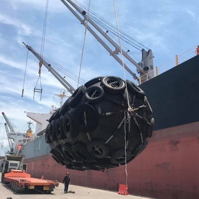 Επιπλέον πνευματικό κιγκλίδωμα 4.5m Yokohama τύπων θαλάσσιο διάμετρος