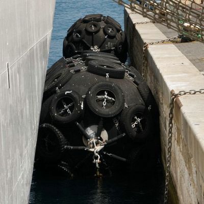 ISO17357 50 kpa 80 διογκώσιμο πνευματικό κιγκλίδωμα τύπων yokohama kpa