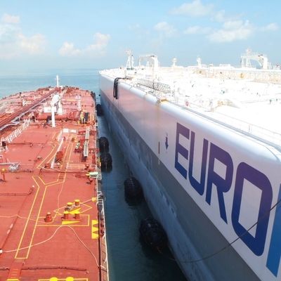 Πνευματική υψηλή πίεση 50 κιγκλιδωμάτων ελλιμενισμού Yokohama διογκώσιμο κιγκλίδωμα kpa