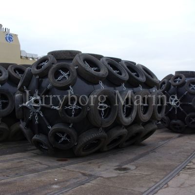 Προσόρμιση του φυσικού λάστιχου τύπων Yokohama που επιπλέει το πνευματικό κιγκλίδωμα