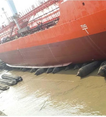 Αντι θαλάσσιος λαστιχένιος αερόσακος 1.5m*15m για την προώθηση σκαφών