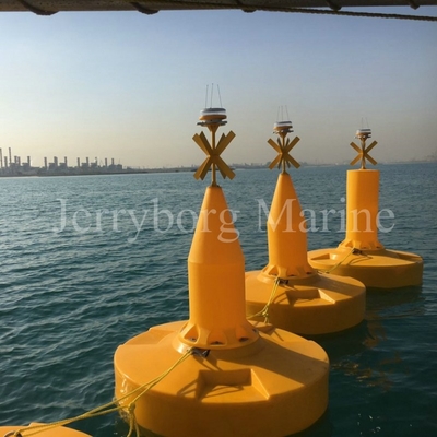Επιπλέων HDPE δεικτών προειδοποίησης ασφάλειας μεγέθους συνήθειας σημαντήρων θαλάσσιος σημαντήρας ναυσιπλοΐας